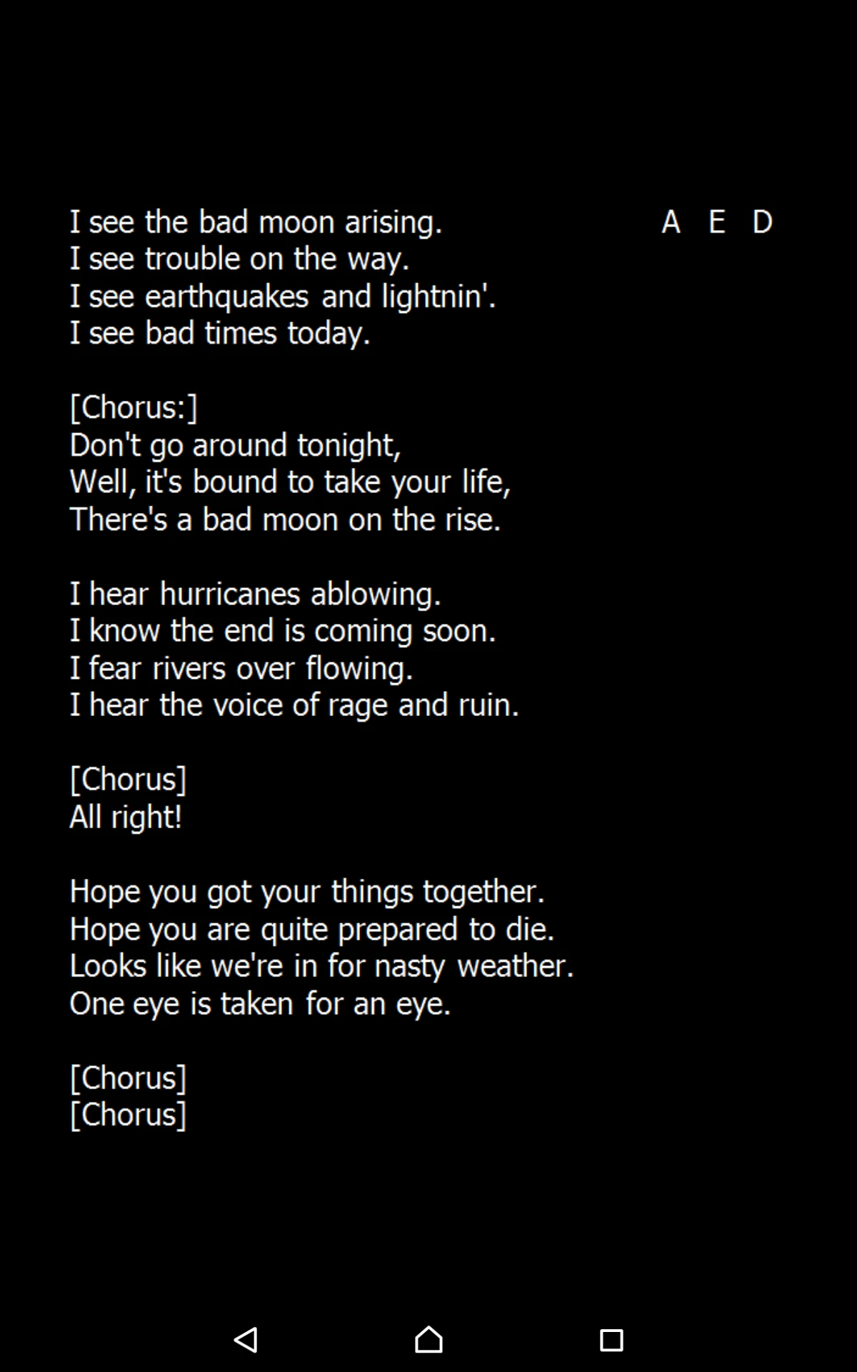 Lyrics Book screenshot